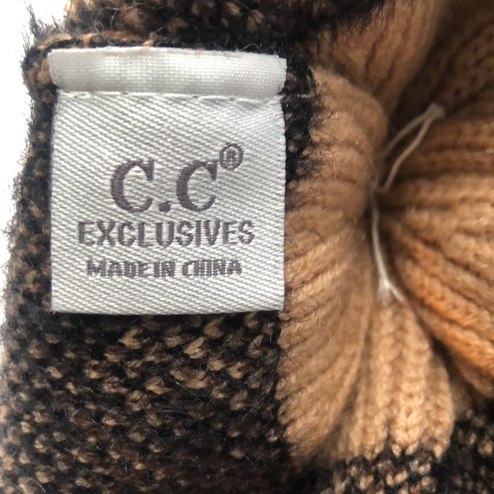 C.C Exclusives Soft Beanie Hat With Leopard Print… - image 8